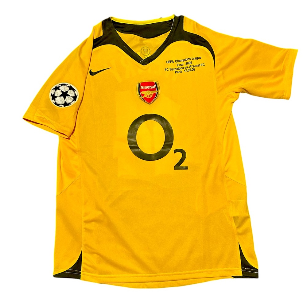 2006 retro arsenal UCL final kit. Thierry Henry soccer football jersey. NWT